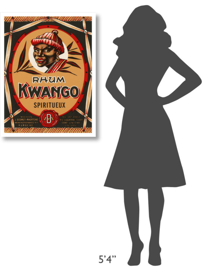 "Rhum Kwango" Digital Paper Print by Retrolabel, 25"x32"