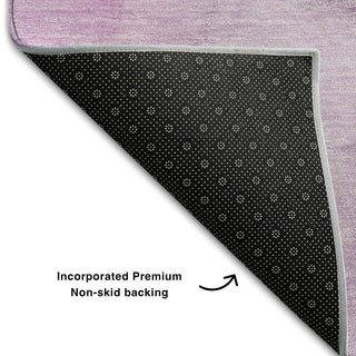 Premium Machine Washable Mayfield AMF521 Purple 3' x 5' Rug