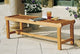 Teak Outdoor Patio Backless Bench