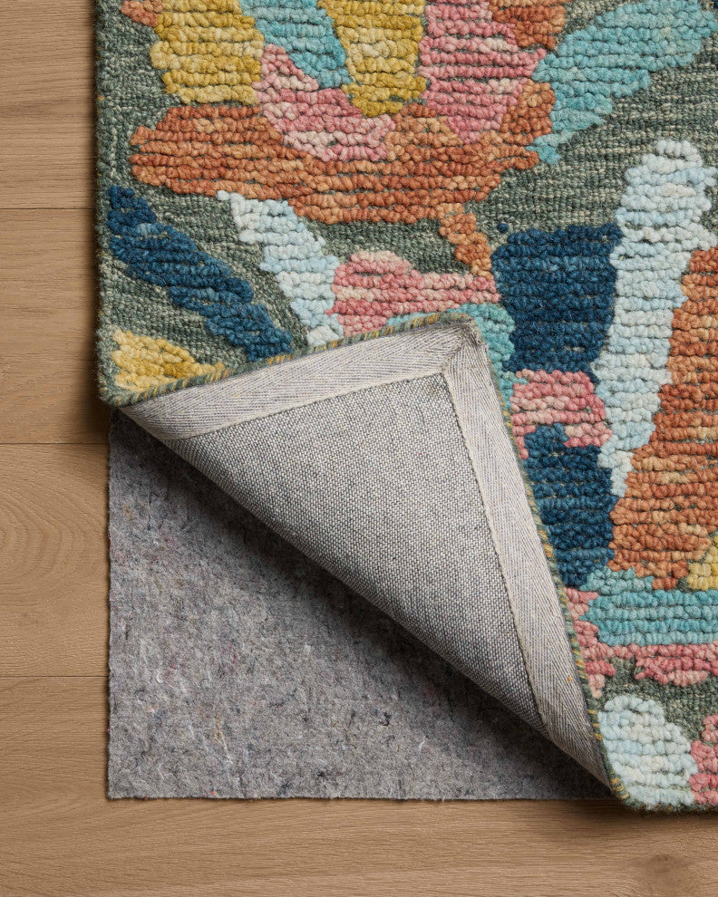 Loloi Tilly Green / Multi 7'-9" x 9'-9" Area Rug