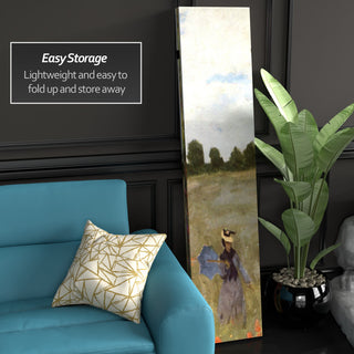 6' Tall Double Sided Works of Monet Canvas Room Divider