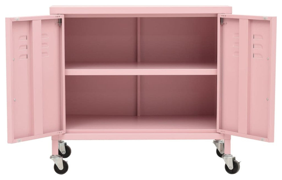 Open-door interior view on white background.