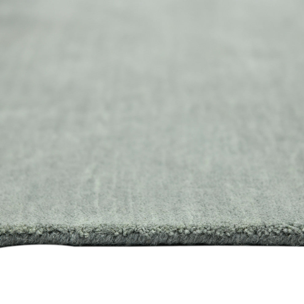 Arizona Rye Area Rug, Gray, 10' x 14', Solid
