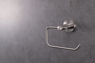 Bagno Nera Stainless Steel Toilet Paper Holder Satin Nickel