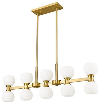 Z-LITE 10-Light Island, Modern Gold