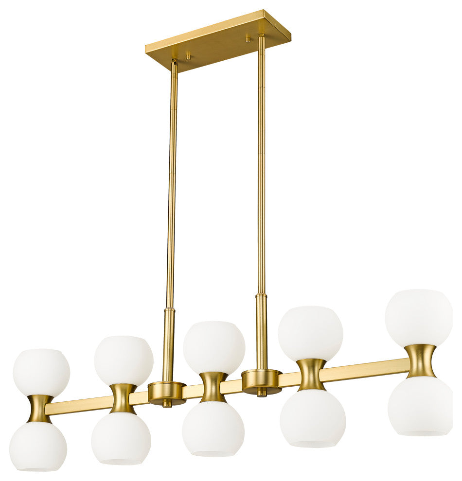 Z-LITE 10-Light Island, Modern Gold