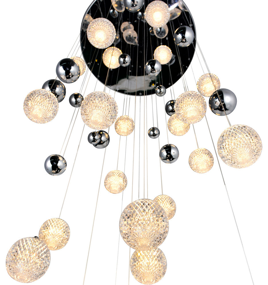 CWI Lighting 1679P24-13-601 Siena 13 Light Chrome Chandelier