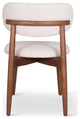 Lucia Side Chair, Set of 2, Harvest Jute Upholstery, Nogal