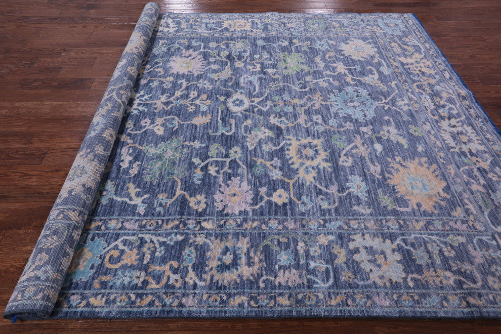 8' 1" X 9' 6" Turkish Oushak Handmade Wool Rug - Q13296