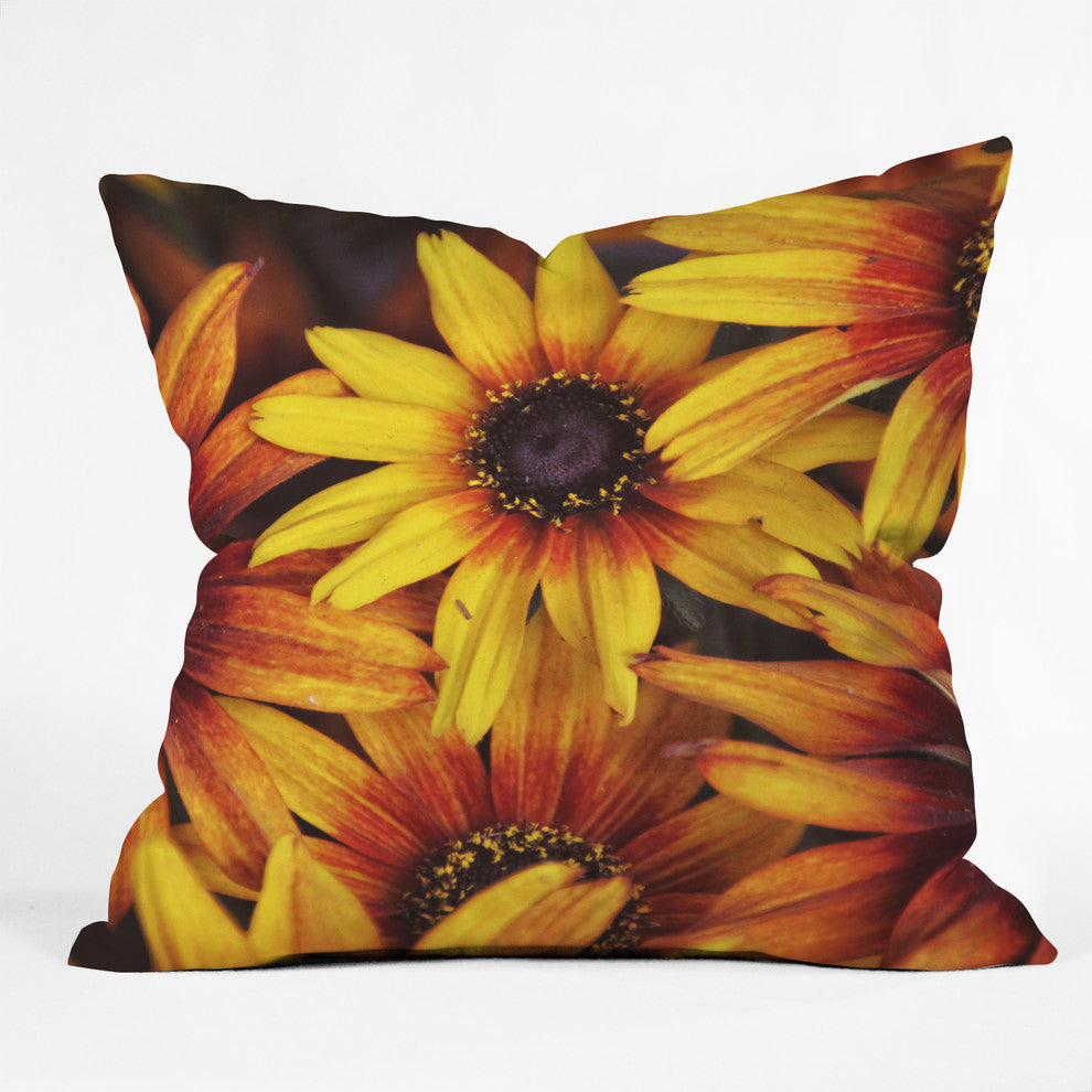 Deny Designs Shannon Clark Sunshine Petals Outdoor Throw Pillow