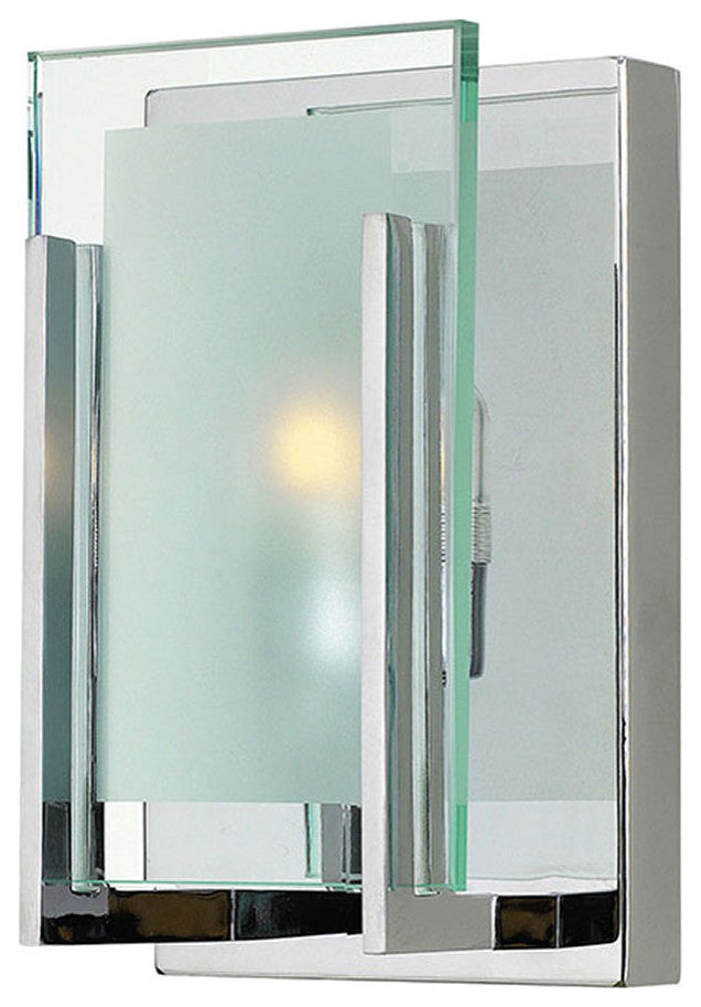 Hinkley Latitude Small Single Light Vanity, Chrome