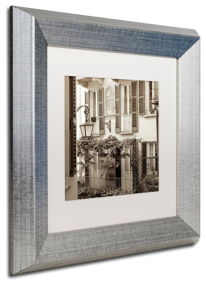 Alan Blaustein ''Bellagio I'' Art, Silver Frame, White Mat, 11x11