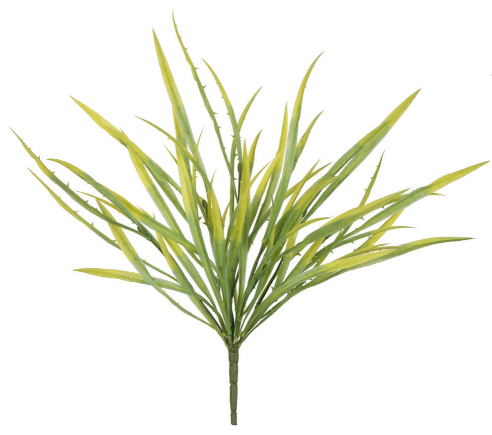 Vickerman Fq180201 18" Artificial Green Spiked Grass Spray. Includes 2 Sprays