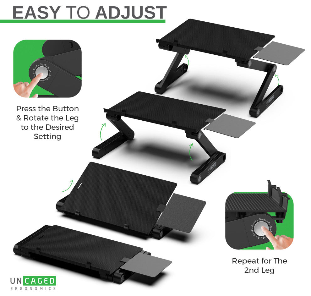 Keyboard Tray Riser WorkEZ KEYBOARD TRAY Ergonomic Adjustable Height/Angle Standing Riser,