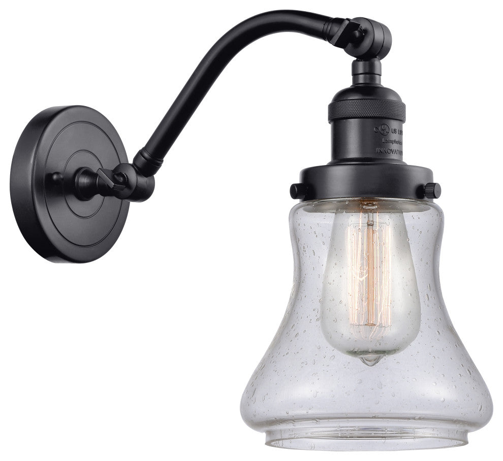 INNOVATIONS LIGHTING 515-1W-BK-G194 Bellmont 1 Light Sconce