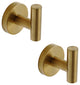 Elizabeth J-Hook Robe Hook in Brass Gold (Set of 2)