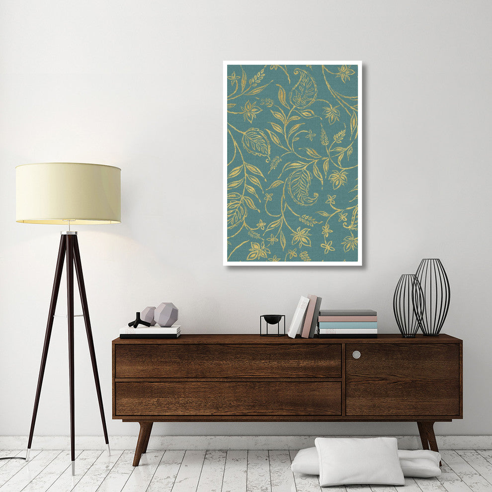 "Paisley Trail III Patterns" Digital Paper Print by Daphne Brissonnet, 34"x50"