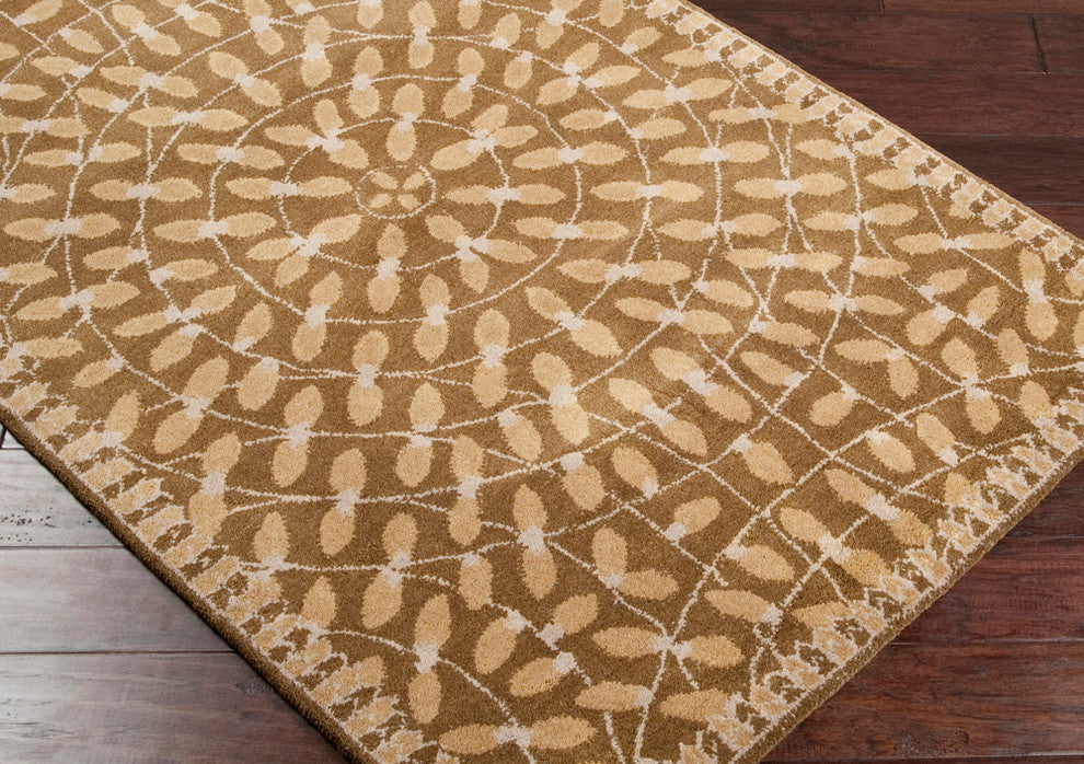Surya Dream DST-342 9'x13' Rug, Camel/Wheat/Taupe
