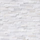 Arctic White 6X12X6 MultiFinish Corner Ledger Panel, 18 Sft