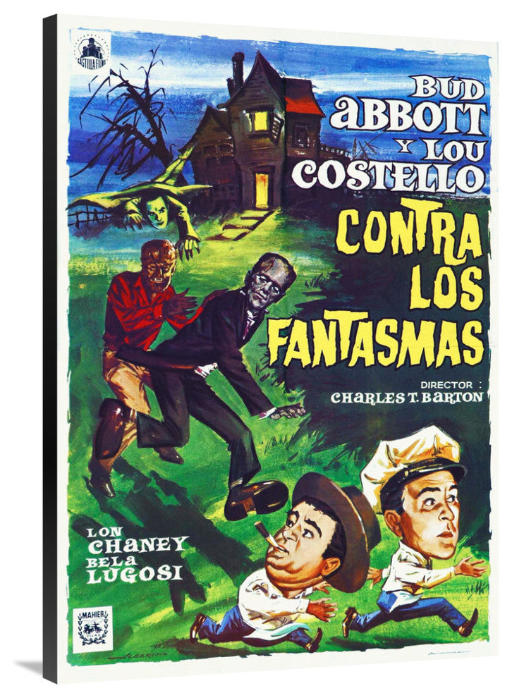 Abbott and Costello, Spanish, Meet The Ghosts, 28x40
