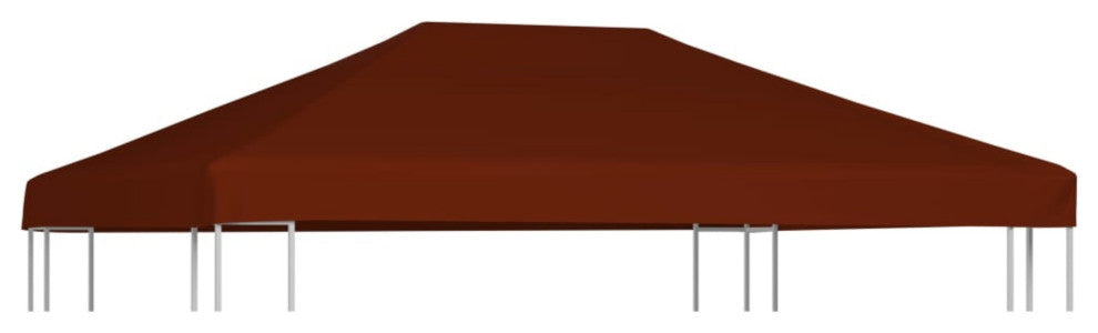 vidaXL Gazebo Top Cover 9.1 oz/yd? 9.8'x13.1' Terracota