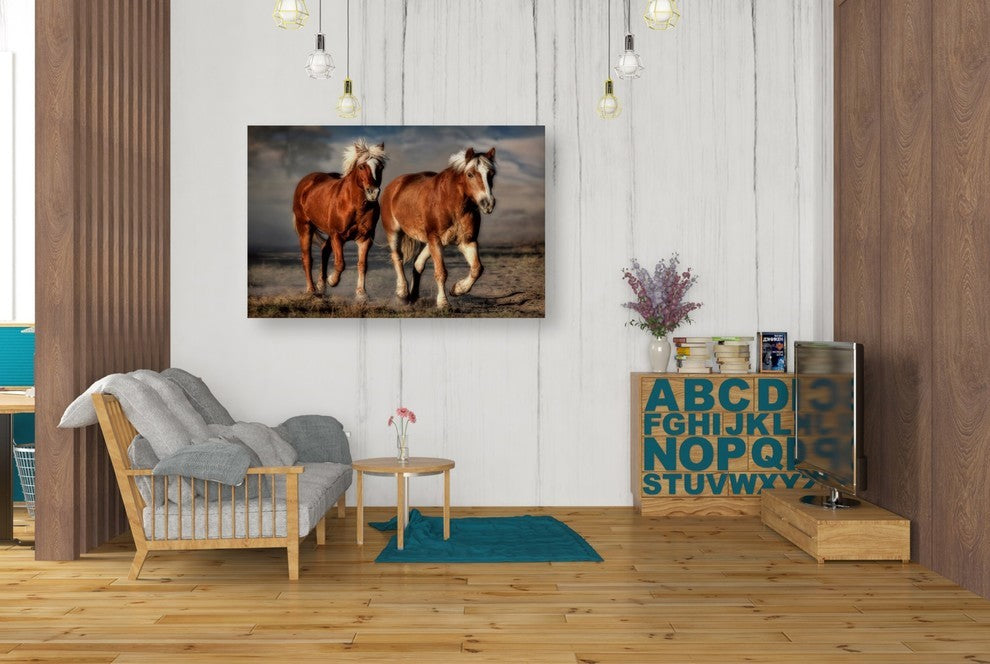 Epic Graffiti "Halfingers Trotting" Giclee Canvas Wall Art, 26"x40"