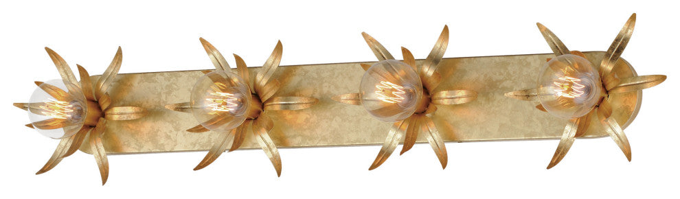 Maxim 2887 Paloma 4 Light 43"W Vanity Light - Gold Leaf