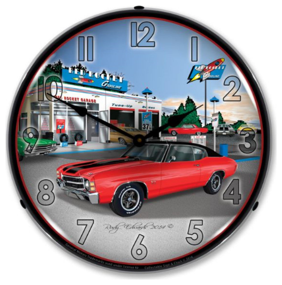 GMRE1408547 1971 SS Chevelle Clock