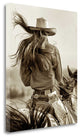 "Cowgirl" By Lisa Dearing, Giclee Print on Gallery Wrap Canvas, Ready to Hang