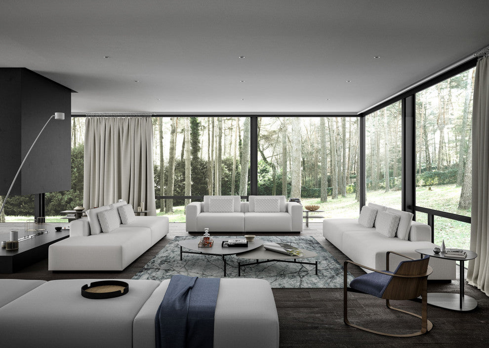 Spruce Sectional Two Seat Sofa, Chalk Fabric