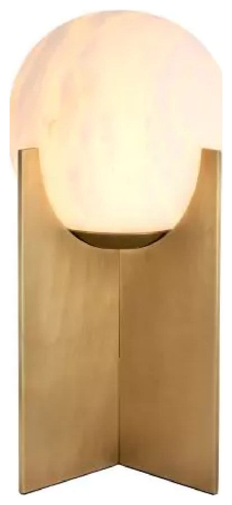 Brass Alablaster Globe Table Lamp | Eichholtz Scorpios