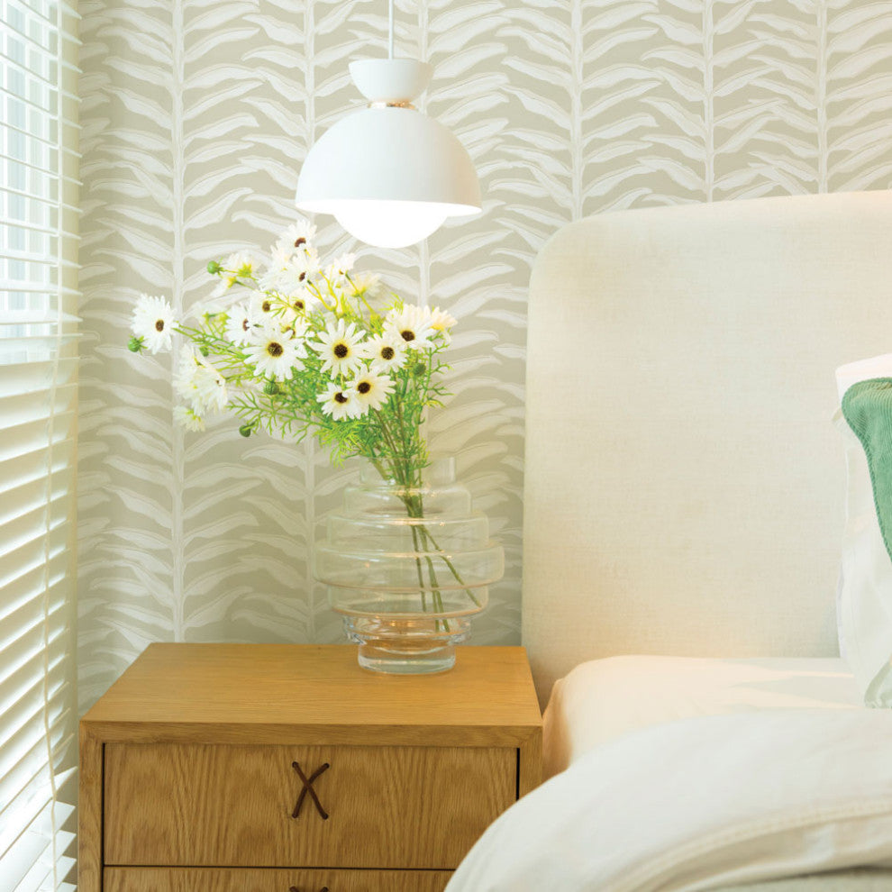 Painted Vine Peel and Stick Wallpaper, Green