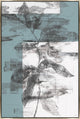 30x45 Vaguely II, Framed Artwork, Silver