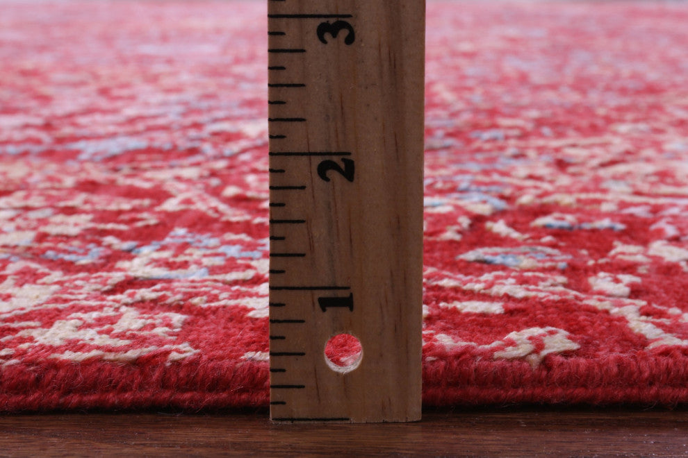 7' 10" X 10' 5" Wool & Silk Modern Handmade Rug - Q14899
