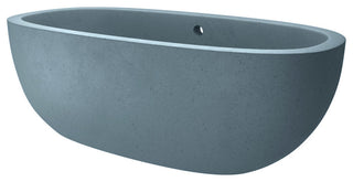 Avalon NativeStone Freestanding Soaking Tub, Ocean, 72"