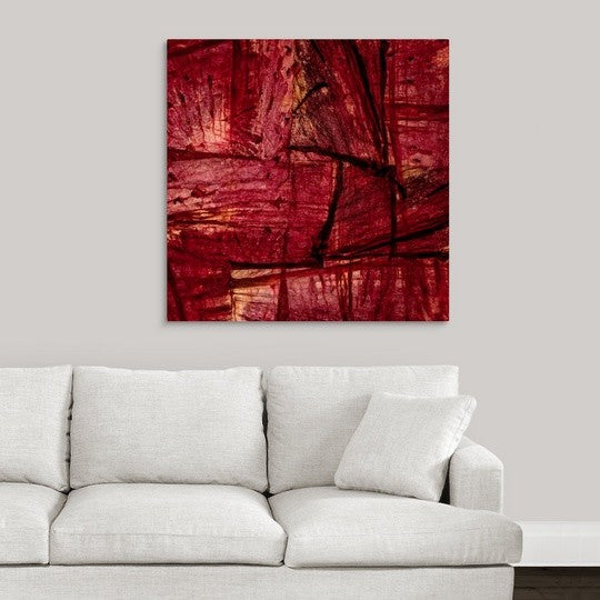 "The Nomadic Rubicon" Wrapped Canvas Art Print, 35"x35"x1.5"