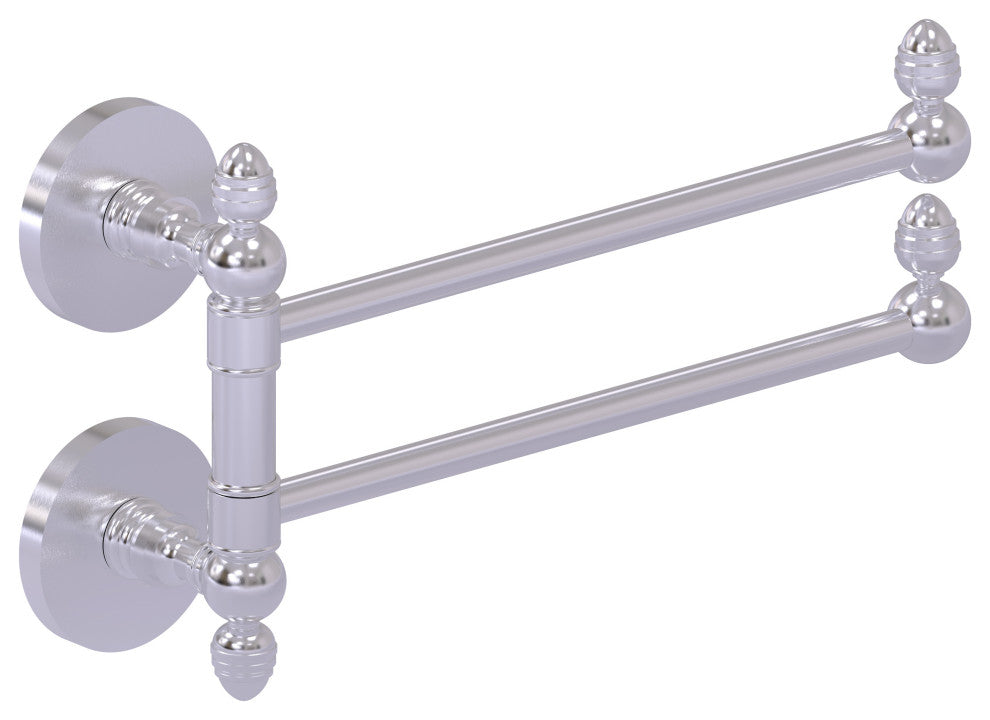 Prestige Skyline 2 Swing Arm Towel Rail, Satin Chrome