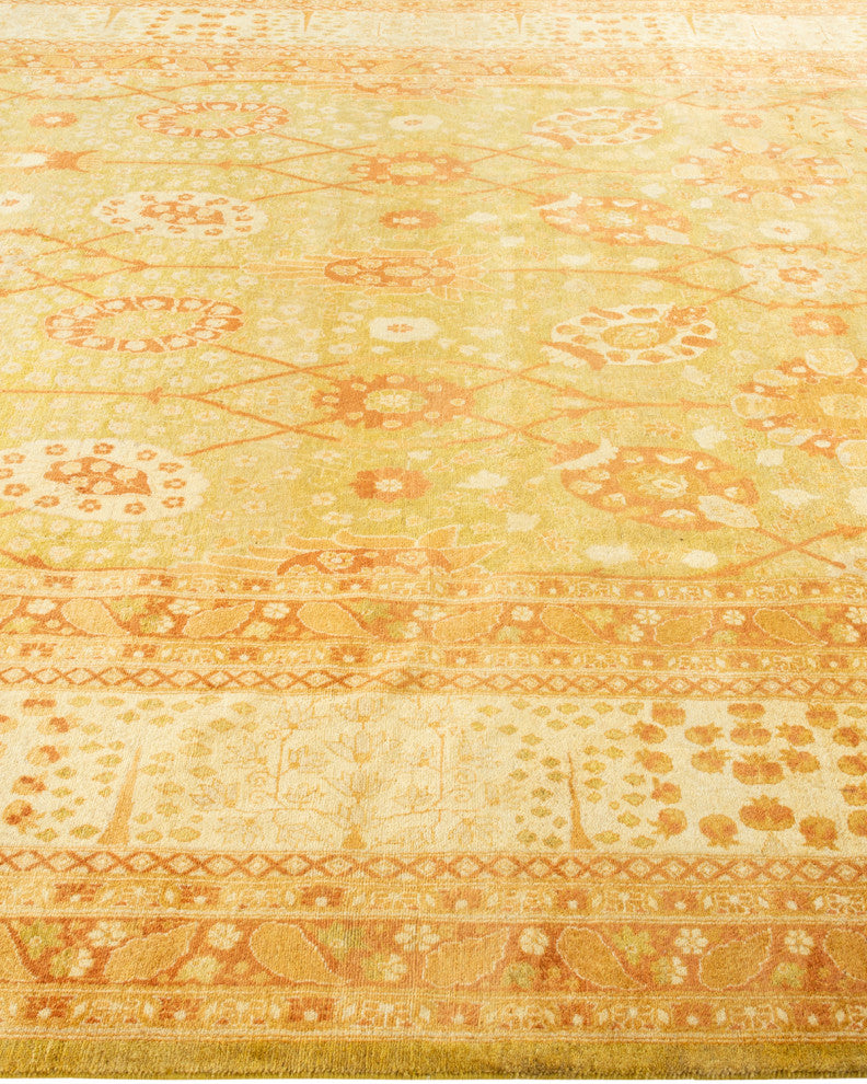 Mogul, One-of-a-Kind Hand-Knotted Area Rug Green, 8' 1" x 10' 3"
