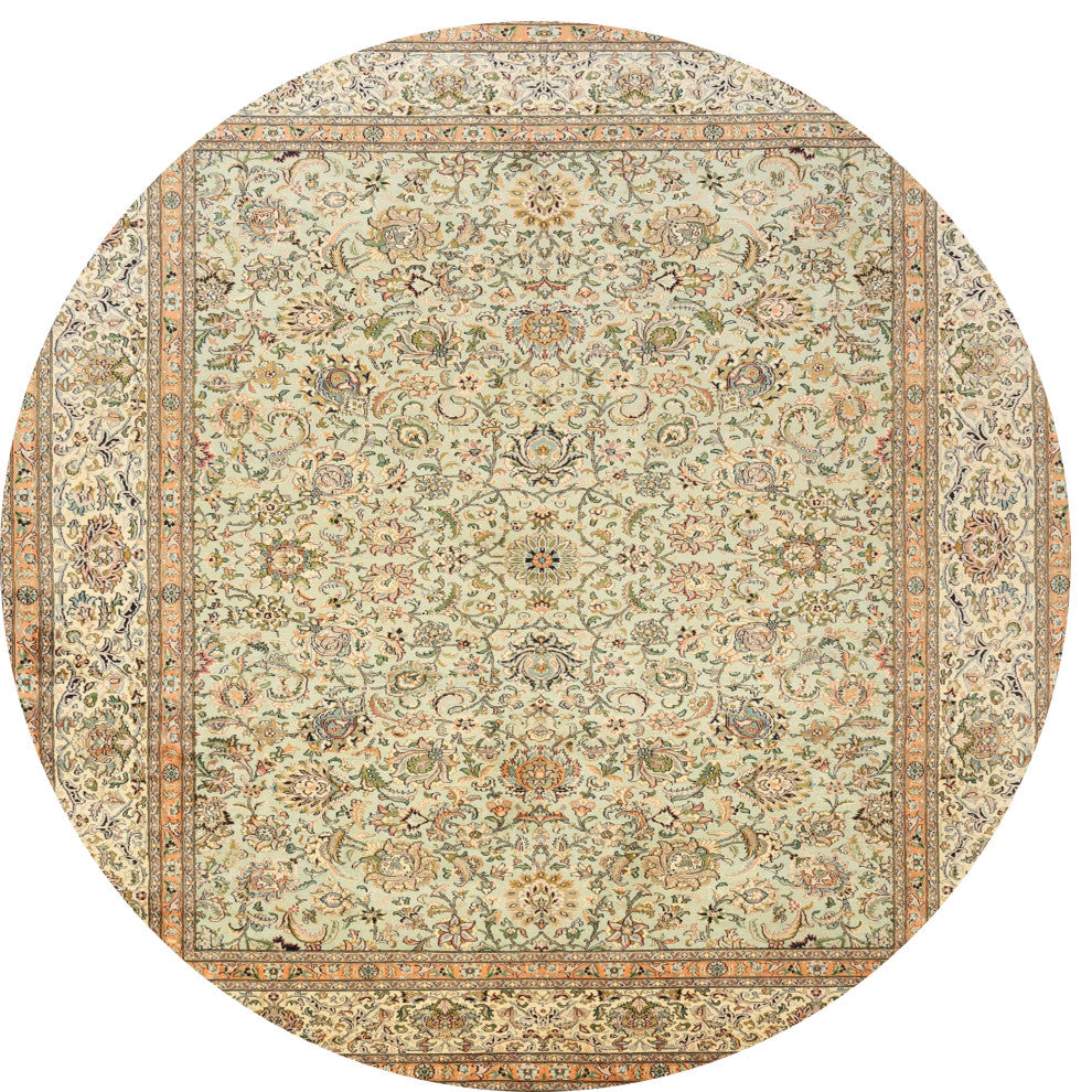 Ahgly Company Indoor Round Traditional Area Rugs, 3' Round