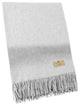 Luxe Italian Cashmere Throw, Sterling