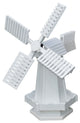 Pressure Treated Dutch Windmill, White, Small
