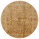 Ahgly Company Indoor Round Mid-Century Modern Area Rugs, 4' Round