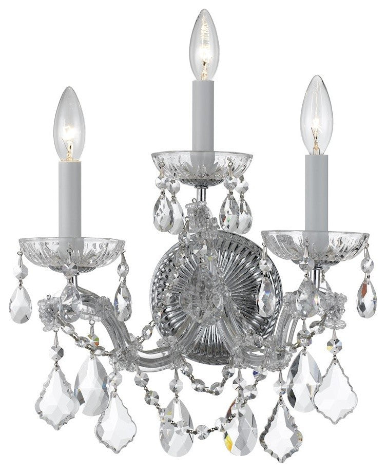 Crystorama Maria Theresa 3-Light Sconce