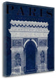 "Blueprint Arc De Triomphe" By Sue Schlabach, Giclee on Gallery Wrap Canvas
