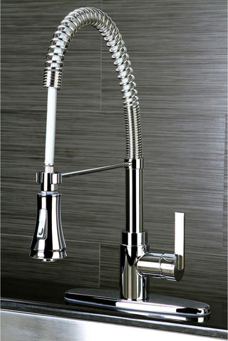 Gourmetier Single-Handle Pre-Rinse Kitchen Faucet, Polished Chrome
