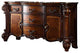 HomeRoots 71" X 21" X 38" Cherry Wood Dresser