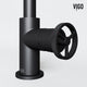 VIGO Cass 9" H Single Handle Single Hole Bathroom Faucet, Matte Black, Without Extras