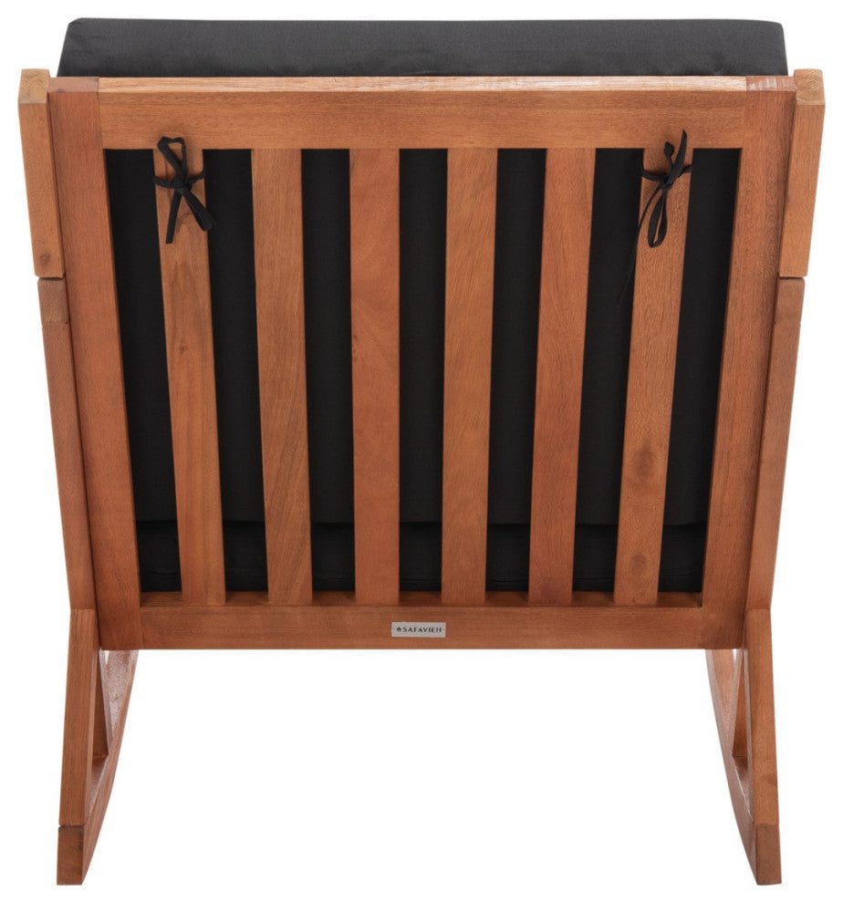 Safavieh Outdoor Vernon Rocking Chair Natural/Black