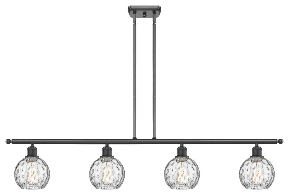 Innovations 516-4I-BK-G1215-6-LED 4 Light Island Light, Matte Black