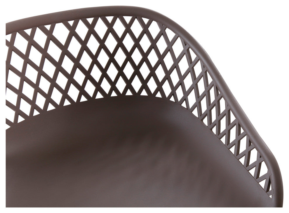 Contemporary Piazza Outdoor Barstool Grey - M2 - Grey